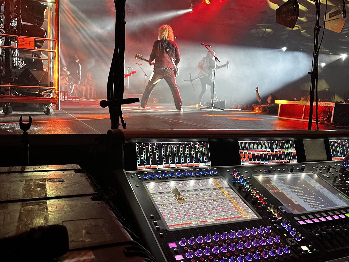 DiGiCo console at a live show